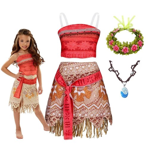 Kids moana costume - costume, girls