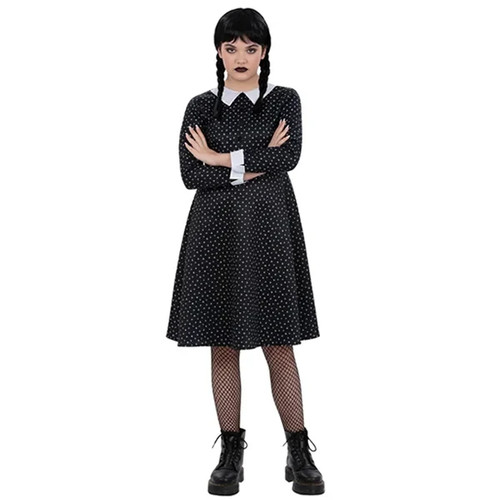 Girls gothic wednesday style - girls,