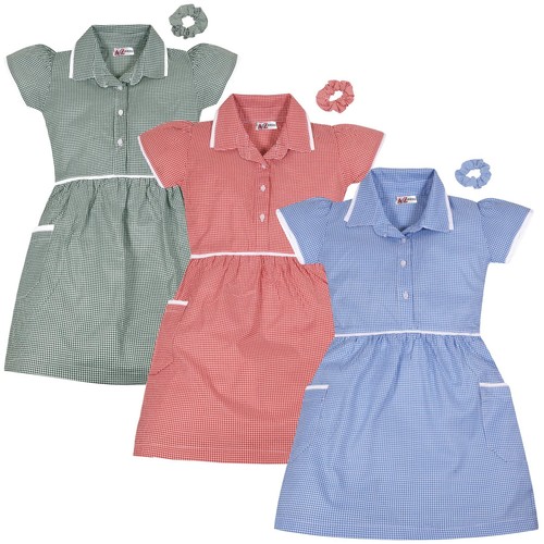 Kids girls gingham school - kids,