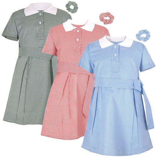 Kids girls gingham school - girls,