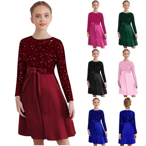 Girls sequined party formal - party,