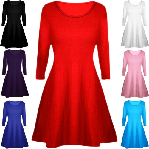 Swing dress mini skater round - skater,