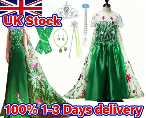 Kids girls princess dress - ,