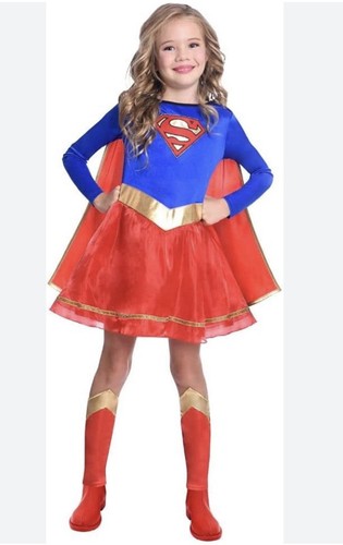 Supergirl fancy dress - supergirl, kids