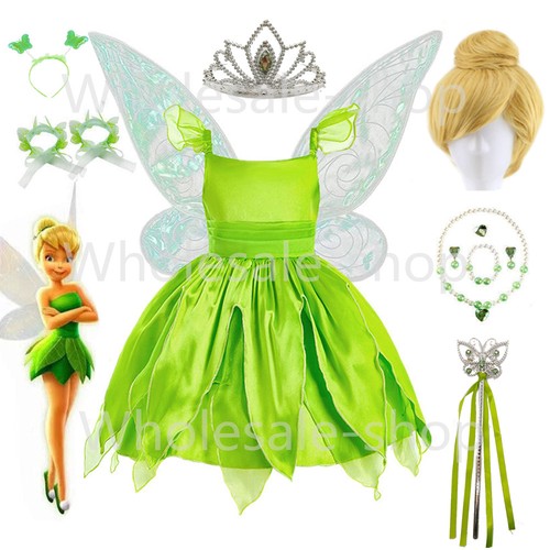 Girls green fairy pixie - girls,