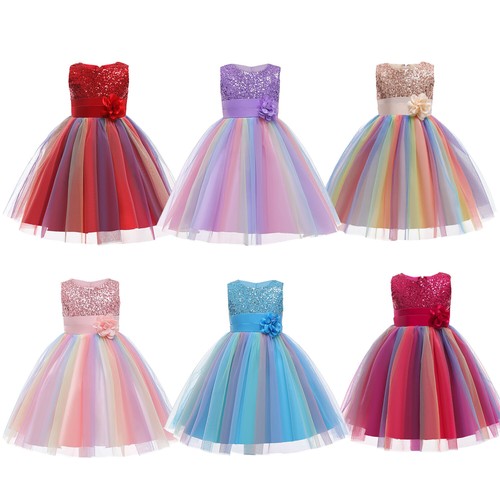 Flower girls party dresses - flower,