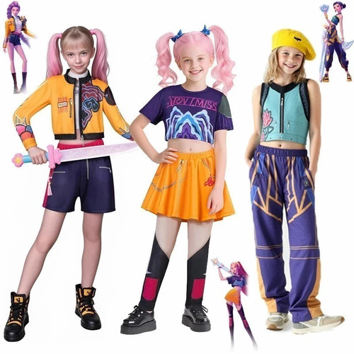 Kids girls pop demon - k-pop,