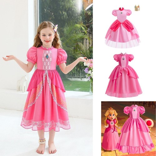 Kids girls super mario peach - super,
