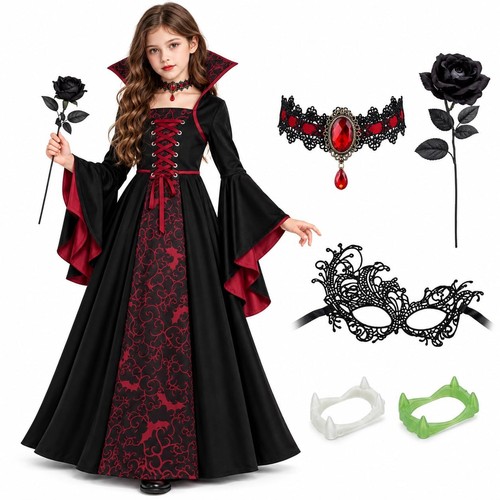 Vampire costume kids girls - kids,