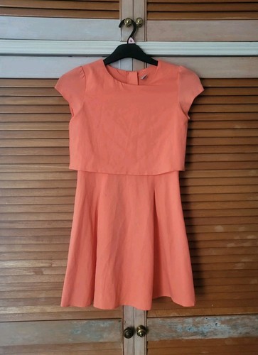 Girls coral dress age - coral,