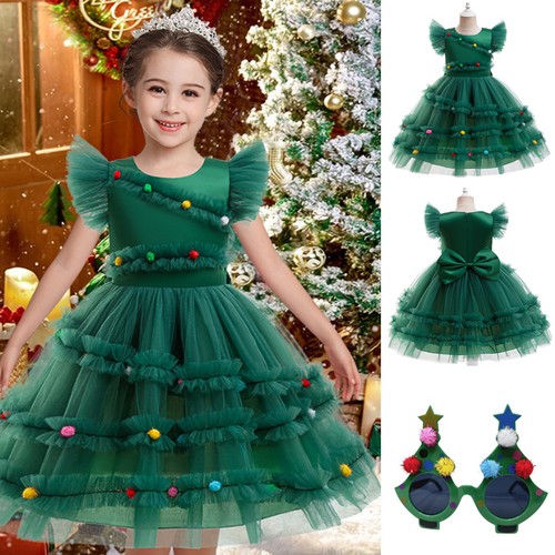 Kids girls xmas tree - girls, costume