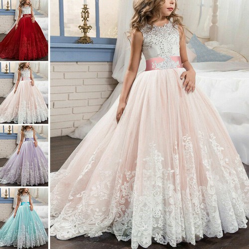 Kids princess long dresses - kids,